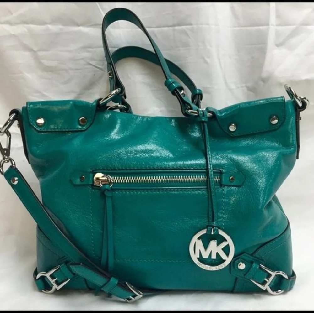 Michael Kors Fallon MD SATCHEL AQUA